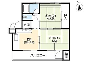 UR常盤平  ｜ 千葉県松戸市常盤平7丁目（賃貸マンション2DK・3階・38.64㎡） その2