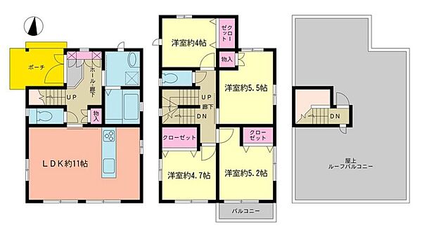 間取りを拡大表示