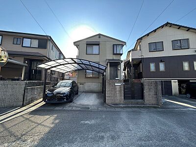 外観:建物面積110m2超えの4LDK一戸建て! 外観:建物面積110m2超えの4LDK一戸建て!