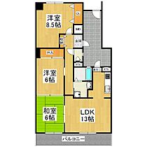 リベラス21金剛東　12棟  ｜ 大阪府富田林市向陽台3丁目（賃貸マンション3LDK・3階・75.54㎡） その2