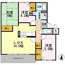 ハイツ藤原II  ｜ 大阪府堺市中区深阪6丁（賃貸マンション3LDK・2階・72.42㎡） その2