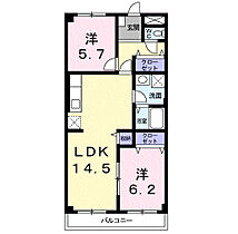 サウスタウンＦ  ｜ 大阪府河内長野市中片添町（賃貸マンション2LDK・2階・60.06㎡） その2