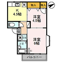 ピュアハイムII  ｜ 大阪府大阪狭山市茱萸木4丁目（賃貸アパート2K・2階・32.71㎡） その2