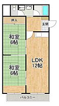 ラポール百舌鳥  ｜ 大阪府堺市中区土師町1丁（賃貸マンション2LDK・3階・55.89㎡） その2