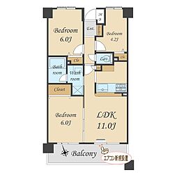 間取図画像 3LDK