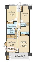 間取図画像 3LDK