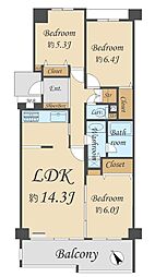 グランドメゾン西船橋 3LDKの間取図画像