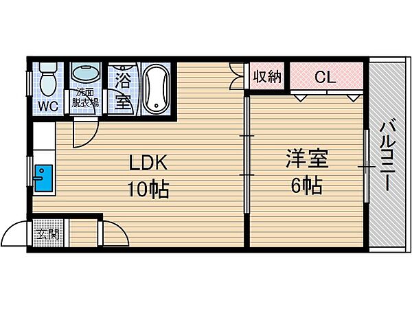 エルソフィア正雀1 ｜大阪府摂津市正雀３丁目(賃貸マンション1LDK・2階・42.00㎡)の写真 その2