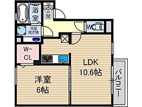 CASA  ｜ 大阪府茨木市沢良宜浜２丁目（賃貸アパート1LDK・1階・41.95㎡） その2