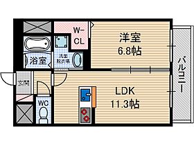 アムール彩都2  ｜ 大阪府箕面市彩都粟生南２丁目（賃貸アパート1LDK・1階・40.99㎡） その2