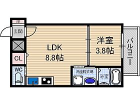 アーク美沢  ｜ 大阪府茨木市美沢町（賃貸アパート1LDK・1階・29.29㎡） その2