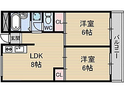 ローズハイツ茨木 7階