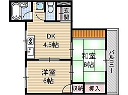 間取図画像 2DK
