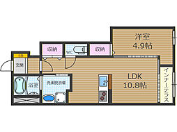 仮称）茨木市宇野辺アパート新築工事 1階/-