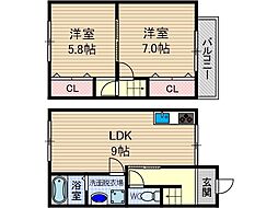 メゾネットK 1階