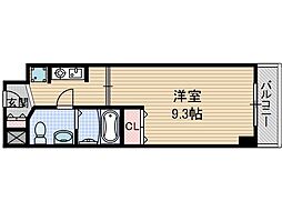 エミネンス南茨木2番館 1Kの間取図画像