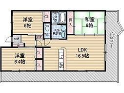 東奈良リッツハウス 2階/-
