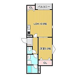 ラウレアコート茨木総持寺 1LDKの間取図画像