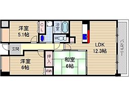 ソアール 3LDKの間取図画像