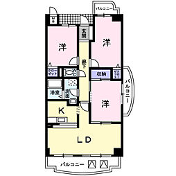 グラン・アルシェ 3LDKの間取図画像