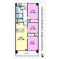 間取図画像 3LDK
