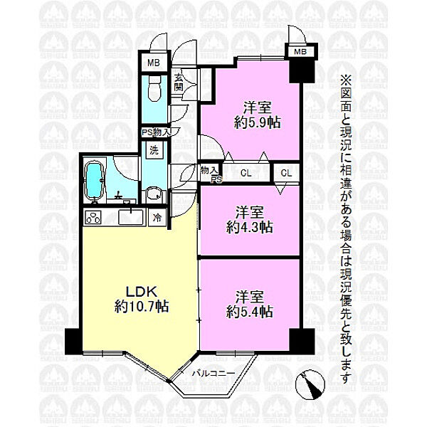 間取りを拡大表示