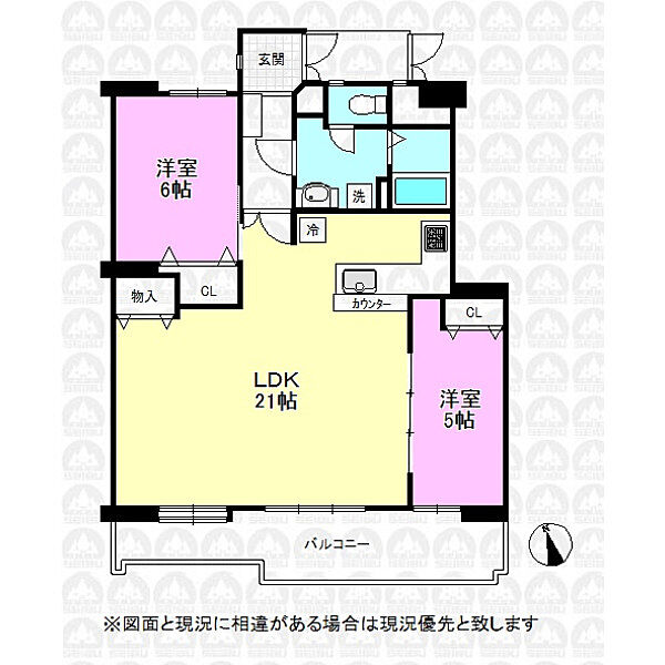 間取りを拡大表示