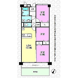 間取図画像 3LDK