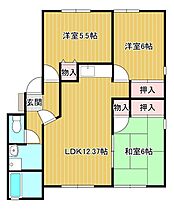 セジュールHR 102 ｜ 福岡県久留米市山川町652-1（賃貸アパート3LDK・1階・67.15㎡） その2