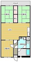 光風ハイツ 306 ｜ 福岡県久留米市梅満町1190番地の1（賃貸マンション3LDK・3階・70.00㎡） その2