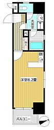 ロマネスク通町第2 ワンルームの間取図画像