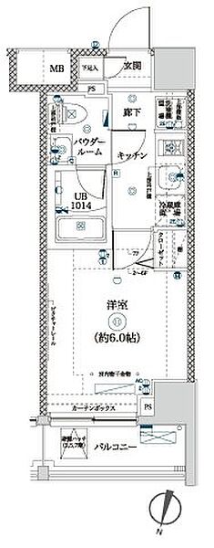 Ｌａ Ｄｏｕｃｅｕｒ吉野町 611｜神奈川県横浜市南区睦町1丁目(賃貸マンション1K・6階・20.31㎡)の写真 その2