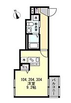 ベイルームソラーナ生麦 204 ｜ 神奈川県横浜市鶴見区生麦4丁目28-30（賃貸アパート1R・2階・25.05㎡） その2