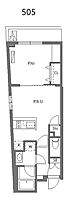 ワーフときわ台 0506 ｜ 東京都板橋区南常盤台1丁目24番以下未定（賃貸マンション1LDK・5階・36.07㎡） その2