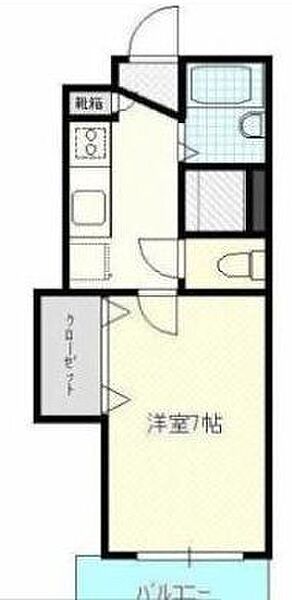 香川県高松市林町(賃貸マンション1K・1階・25.12㎡)の写真 その4