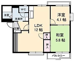 香川県高松市香西東町（賃貸アパート2LDK・1階・49.44㎡） その2