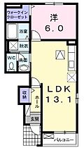 香川県坂出市川津町（賃貸アパート1LDK・1階・45.39㎡） その2