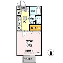 香川県丸亀市土器町東４丁目（賃貸アパート1K・1階・26.71㎡） その2