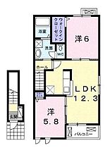 香川県高松市屋島西町（賃貸アパート2LDK・2階・57.23㎡） その2