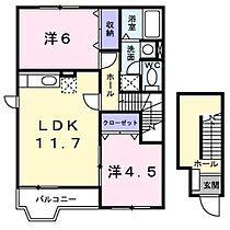 香川県丸亀市綾歌町栗熊西（賃貸アパート2LDK・2階・58.98㎡） その2