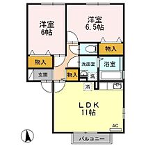 香川県高松市林町（賃貸アパート2LDK・2階・56.22㎡） その2