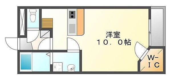 香川県丸亀市田村町(賃貸アパート1K・2階・31.05㎡)の写真 その3