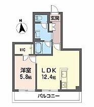 香川県高松市花ノ宮町３丁目（賃貸マンション1LDK・3階・44.86㎡） その2