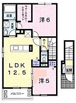 香川県丸亀市飯野町東二（賃貸アパート2LDK・2階・58.55㎡） その2