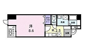 香川県高松市栗林町１丁目（賃貸マンション1K・5階・31.37㎡） その2