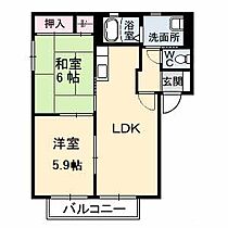 香川県丸亀市郡家町（賃貸アパート2LDK・2階・50.04㎡） その1