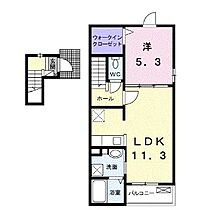 香川県坂出市西大浜北４丁目（賃貸アパート1LDK・2階・43.47㎡） その2