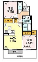 香川県丸亀市津森町（賃貸アパート2LDK・1階・50.88㎡） その2