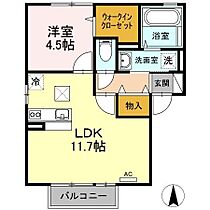 香川県高松市木太町（賃貸アパート1LDK・1階・42.11㎡） その2