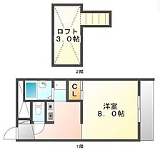 香川県坂出市中央町（賃貸アパート1K・2階・20.28㎡） その1